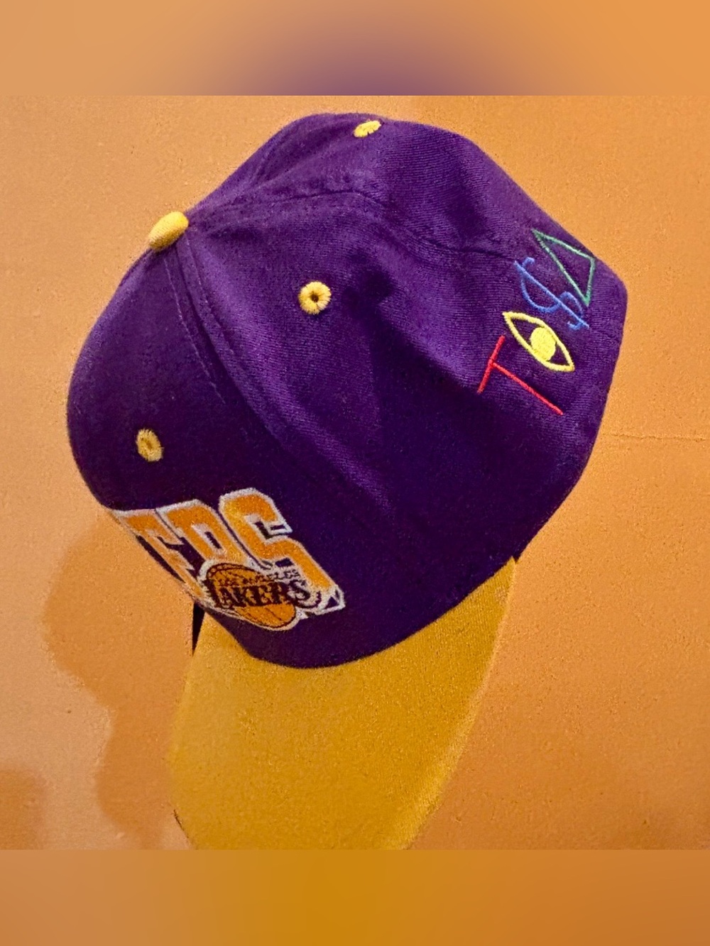 VINTAGE TI$A x Lakers Snapback - Taz Arnold Archive - Rare 2000s Lux Streetwear